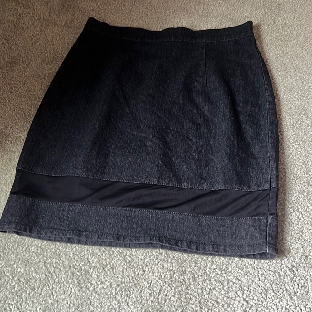 Denim Pencil Skirt